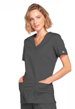 Load image into Gallery viewer, CHEROKEE Core Stretch Mock Wrap Top