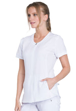 Load image into Gallery viewer, INFINITY Zip Front V-Neck Top