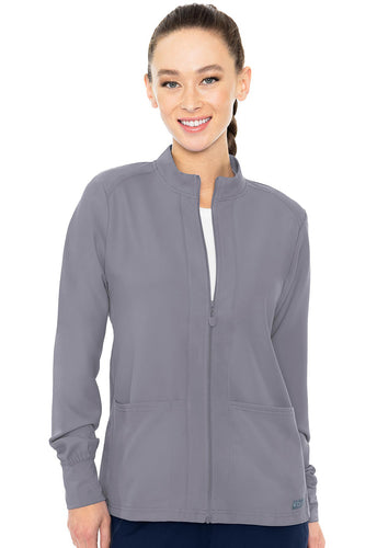 MedCouture Zip Front Warm-Up Jacket