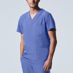 Landau FORWARD Men's V-Neck Scrub Top