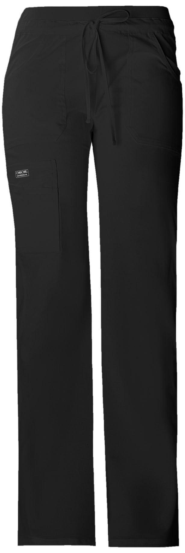 CHEROKEE Core Stretch Low Rise Drawstring Cargo Pant