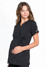 Load image into Gallery viewer, CHEROKEE Professionals Maternity Mock Wrap Top