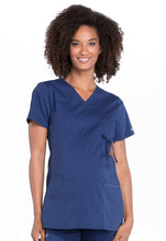 Load image into Gallery viewer, CHEROKEE Professionals Maternity Mock Wrap Top