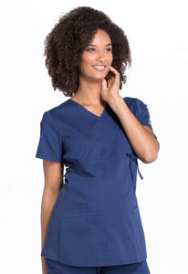 CHEROKEE Professionals Maternity Mock Wrap Top