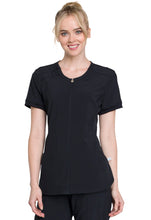 Load image into Gallery viewer, INFINITY Zip Front V-Neck Top