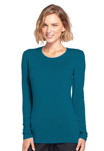 CHEROKEE Long Sleeve Underscrub Knit Tee