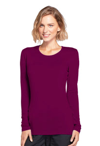 CHEROKEE Long Sleeve Underscrub Knit Tee