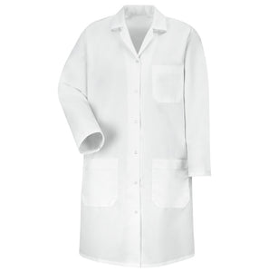 PRO Full Length Cotton Lab Coat- Snaps