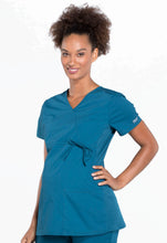 Load image into Gallery viewer, CHEROKEE Professionals Maternity Mock Wrap Top
