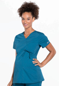 CHEROKEE Professionals Maternity Mock Wrap Top