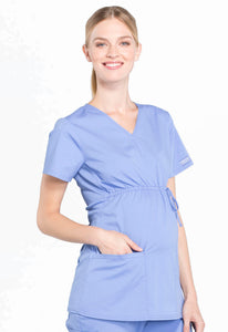 CHEROKEE Professionals Maternity Mock Wrap Top