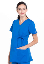 Load image into Gallery viewer, CHEROKEE Professionals Maternity Mock Wrap Top