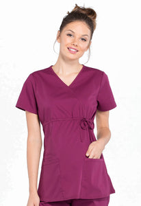 CHEROKEE Professionals Maternity Mock Wrap Top