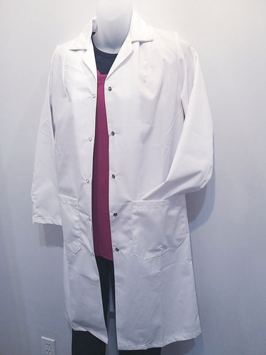 PREMIUM Women's Lab Coat W/ Snap Closure